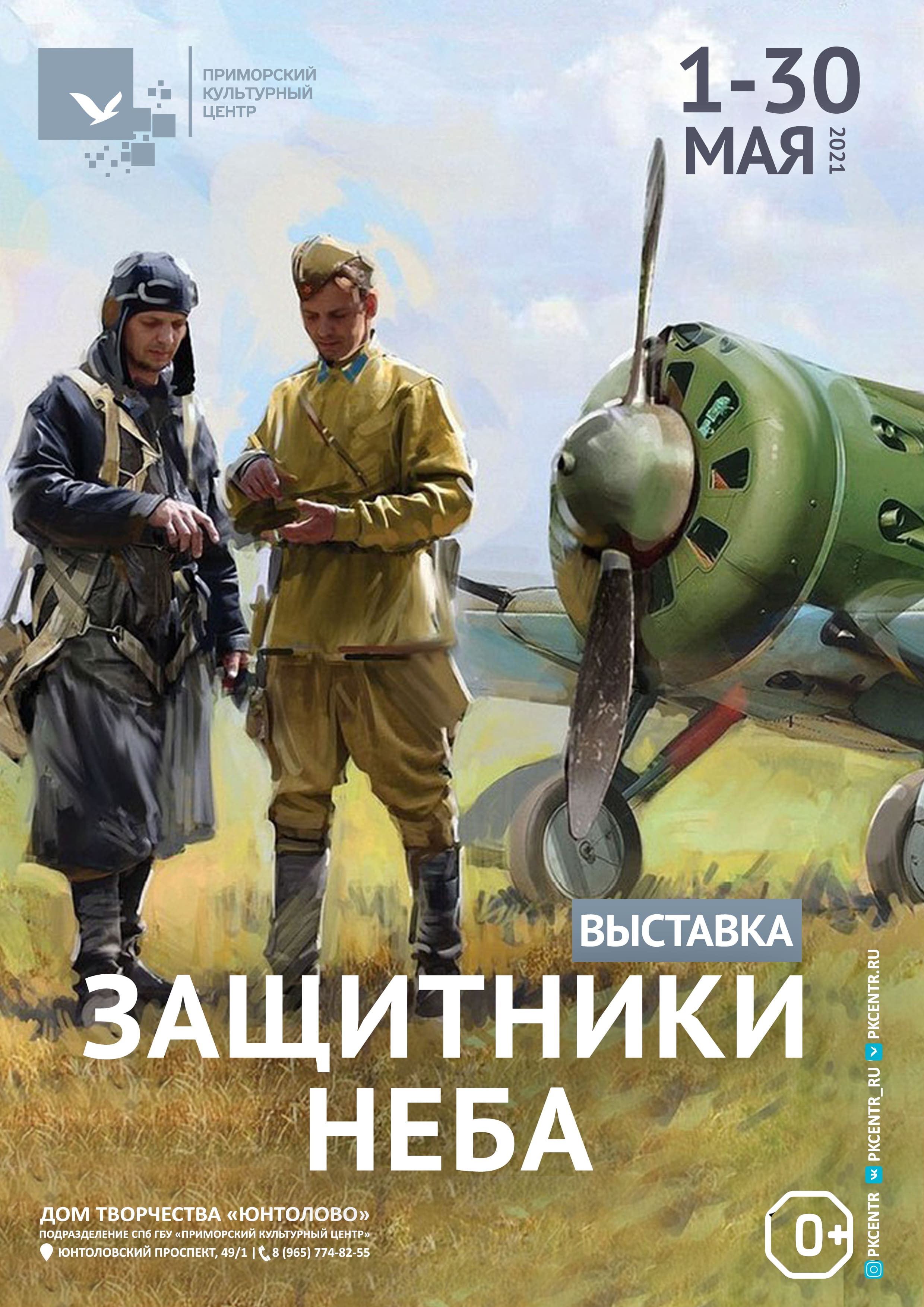 Выставка «Защитники неба» в Доме творчества «Юнтолово»